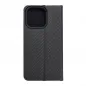 Apple iPhone 14 Pro Wallet Cases LUNA Book Carbon Carbon Fibre, Elegant  Black 