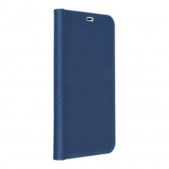 Apple iPhone 14 Pro Wallet Cases LUNA Book Carbon Carbon Fibre, Elegant  Blue