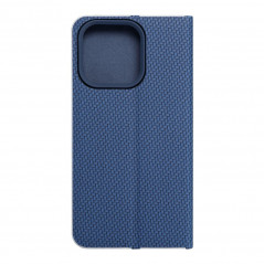 Apple iPhone 14 Pro Wallet Cases LUNA Book Carbon Carbon Fibre, Elegant  Blue 