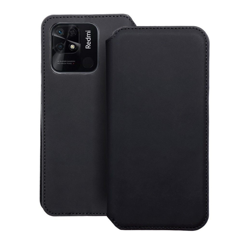 XIAOMI Redmi 10C Wallet Cases Dual Pocket book Black 