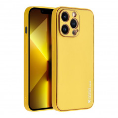 Apple iPhone 14 Pro Case Leather Yellow 