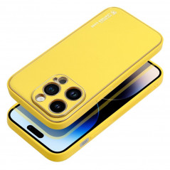 Apple iPhone 14 Pro Case Leather Yellow 