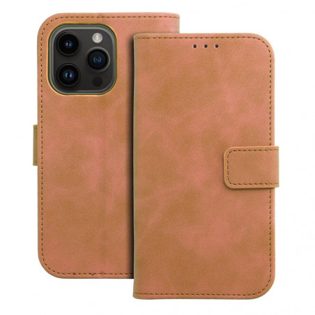 Apple iPhone 14 Pro Wallet Cases TENDER Book Brown