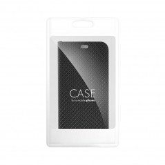 Apple iPhone 14 Wallet Cases LUNA Book Carbon Carbon Fibre, Elegant  Black 