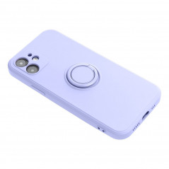 Apple iPhone 15 Case Silicone ring Violet 