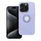 Apple iPhone 15 Pro Case Silicone ring Violet 