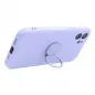 Apple iPhone 15 Pro Case Silicone ring Violet 