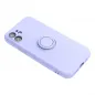 Apple iPhone 15 Pro Case Silicone ring Violet 