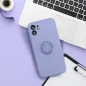 Apple iPhone 15 Pro Case Silicone ring Violet 