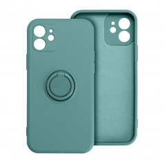 Apple iPhone 15 Case Silicone ring Green 