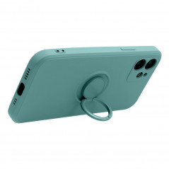 Apple iPhone 15 Case Silicone ring Green 