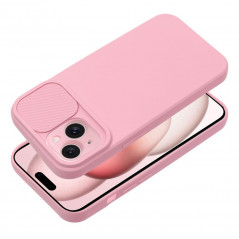 Apple iPhone 15 Case Slide Light pink 