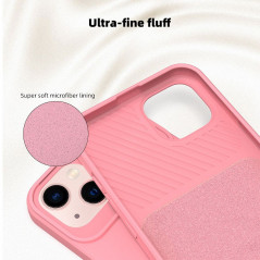 Apple iPhone 15 Case Slide Light pink 