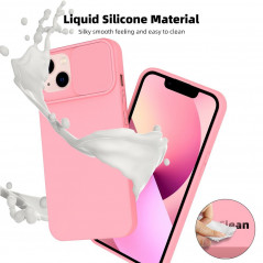 Apple iPhone 15 Case Slide Light pink 