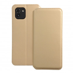 Samsung Galaxy A03 Wallet Cases Dual Pocket book Gold 