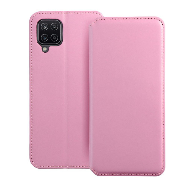 Samsung Galaxy M12 Wallet Cases Dual Pocket book Light pink 