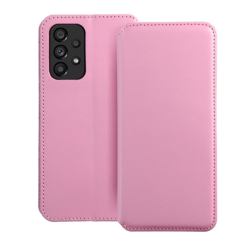 Samsung Galaxy A53 5G Wallet Cases Dual Pocket book Light pink 