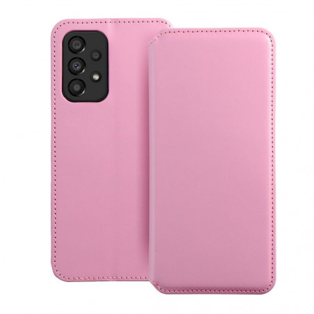 Samsung Galaxy A33 Wallet Cases Dual Pocket book Light pink 