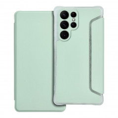 Samsung Galaxy S22 Ultra Wallet Cases Piano Book Light green