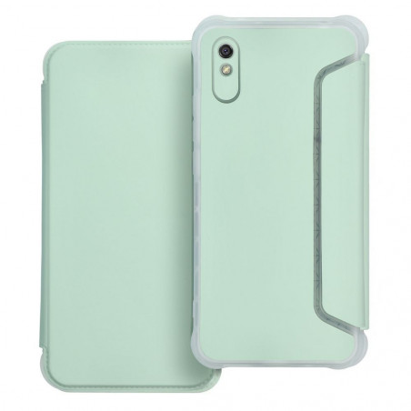 XIAOMI Redmi 9A Wallet Cases Piano Book Light green