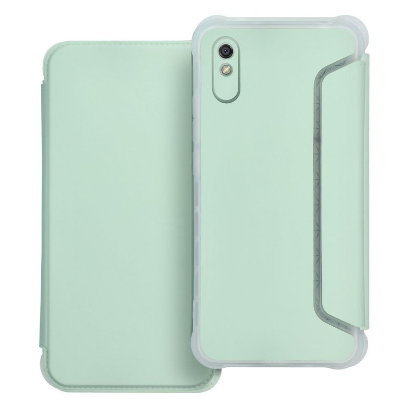 XIAOMI Redmi 9C Wallet Cases Piano Book Light green 