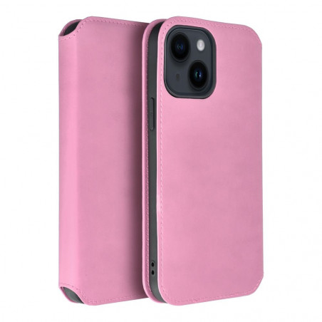 Apple iPhone 14 Wallet Cases Dual Pocket book Light pink 