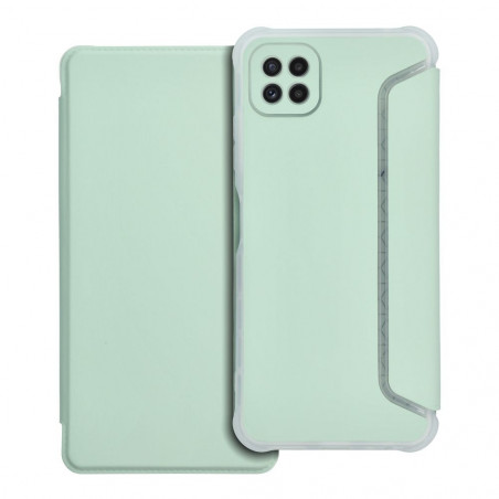 Samsung Galaxy A22 5G Wallet Cases Piano Book Light green 