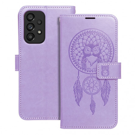 Samsung Galaxy A53 5G Wallet Cases MEZZO Book Dreamcatcher  Purple 