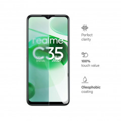 realme C35 Tempered glass Blue Star 9H Transparent 