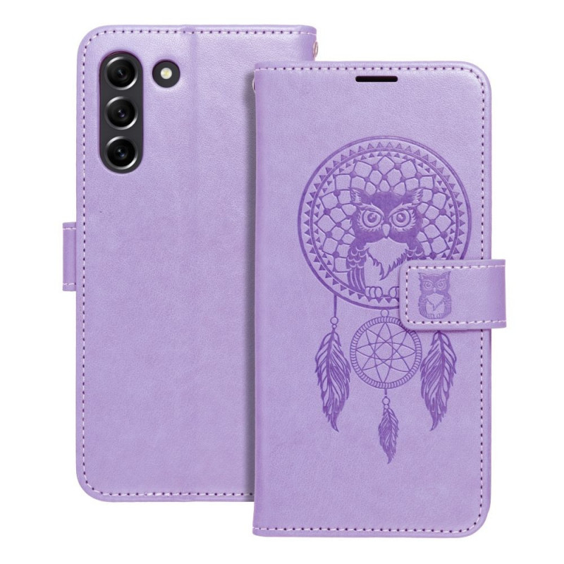 Samsung Galaxy S21 FE 5G Wallet Cases MEZZO Book Dreamcatcher  Purple 