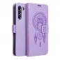 Samsung Galaxy S21 FE 5G Wallet Cases MEZZO Book Dreamcatcher  Purple 