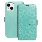 Apple iPhone 14 Wallet Cases MEZZO Book Mandala  Green 