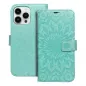 Apple iPhone 14 Pro Max Wallet Cases MEZZO Book Mandala  Green 