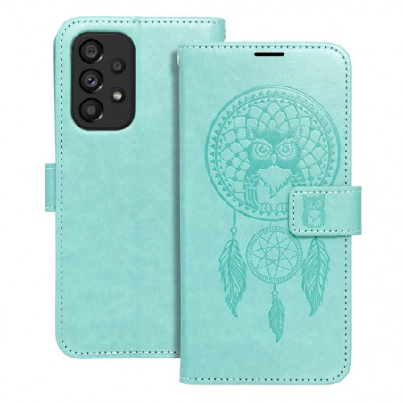 Samsung Galaxy A52 5G Wallet Cases MEZZO Book Dreamcatcher  Green 