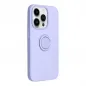 Apple iPhone 14 Pro Case Silicone ring Violet 