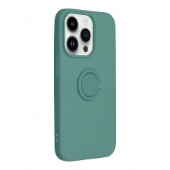 Apple iPhone 14 Pro Case Silicone ring Green 