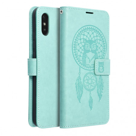 XIAOMI Redmi 9A Wallet Cases MEZZO Book Dreamcatcher  Green 