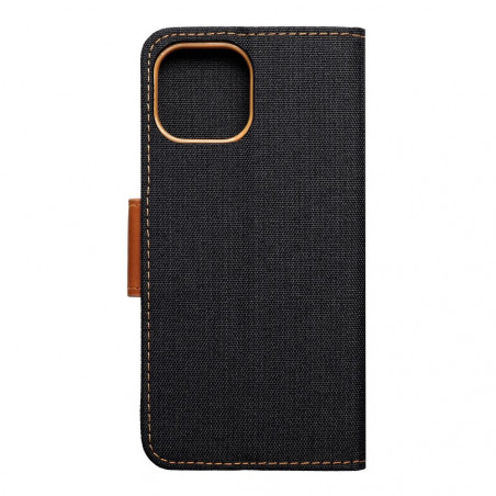 Apple iPhone 14 Wallet Cases CANVAS Book Black