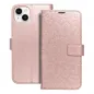 Apple iPhone 14 Plus Wallet Cases MEZZO Book Mandala  Rose gold 