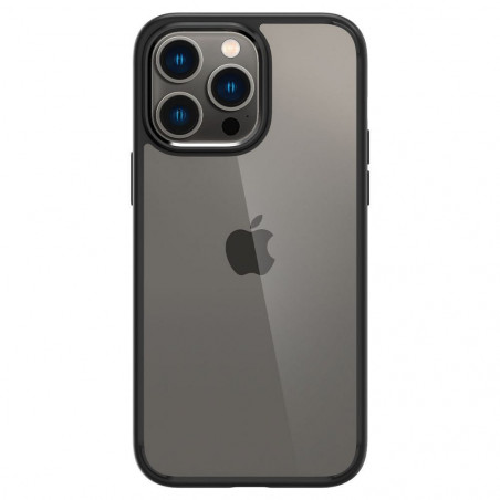 Apple iPhone 14 Pro Case Spigen Ultra Hybrid Crystal clear  Matte black