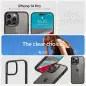 Apple iPhone 14 Pro Case Spigen Ultra Hybrid Crystal clear  Matte black 