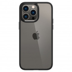 Apple iPhone 14 Pro Max Case Spigen Ultra Hybrid Crystal clear  Matte black 