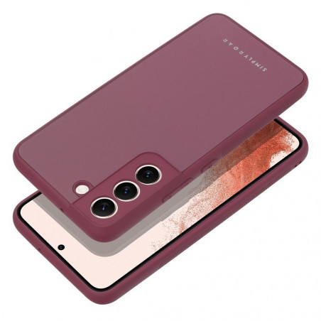 Samsung Galaxy A02s Case Roar Matte Glass Stylish  Claret