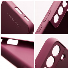 Samsung Galaxy A02s Case Roar Matte Glass Stylish  Claret 