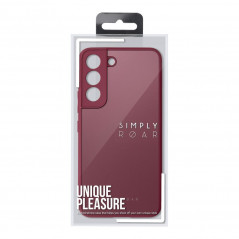 Samsung Galaxy A02s Case Roar Matte Glass Stylish  Claret 