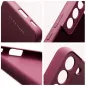 Samsung Galaxy A12 Case Roar Matte Glass Stylish  Claret 