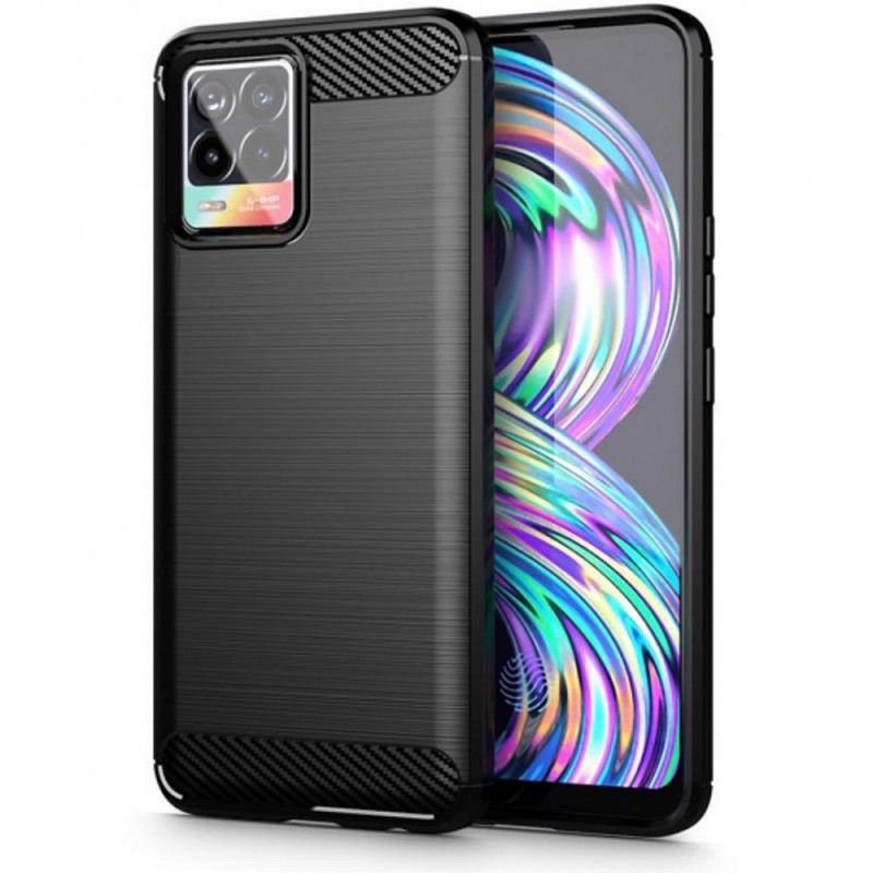 realme 8 Case Carbon Elegant  Black 