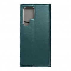 Samsung Galaxy S22 Ultra Wallet Cases Smart Magneto book Dark green 