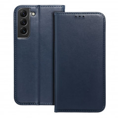 Samsung Galaxy S22 Ultra Wallet Cases Smart Magneto book Navy 