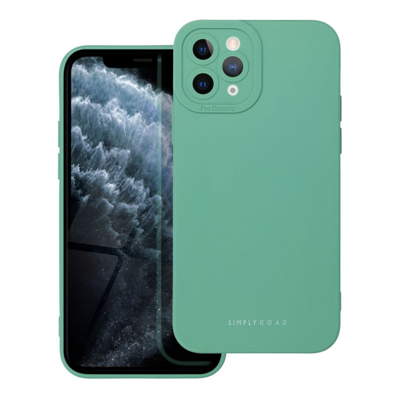 Apple iPhone 11 Pro Case Roar Luna Monochrome, Stylish, An aesthetic accessory  Green 